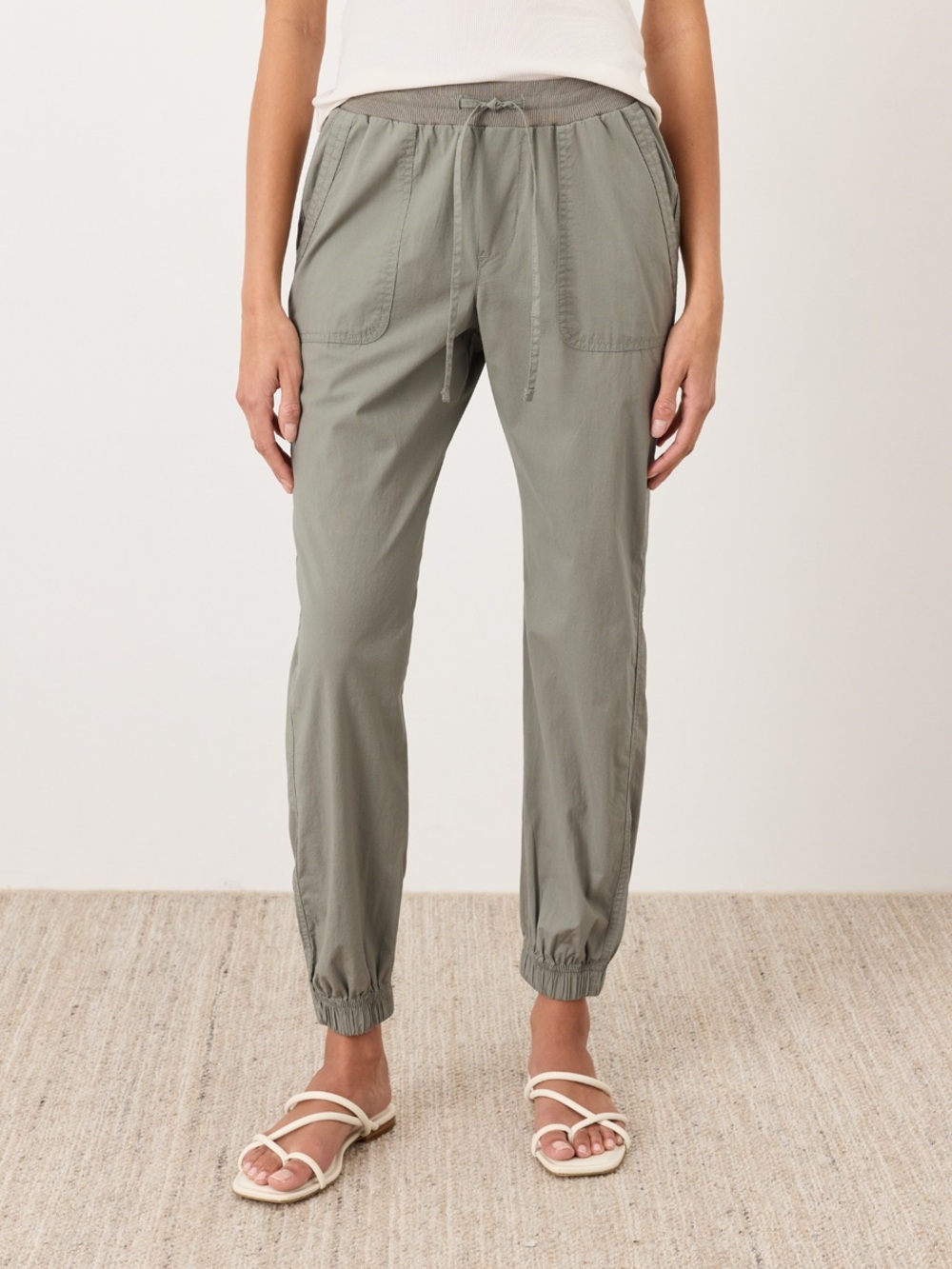PACT Organic Cotton Jogger Pants | Sage Green | Medium